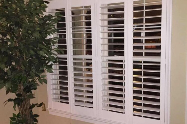 wooden plantation shutters