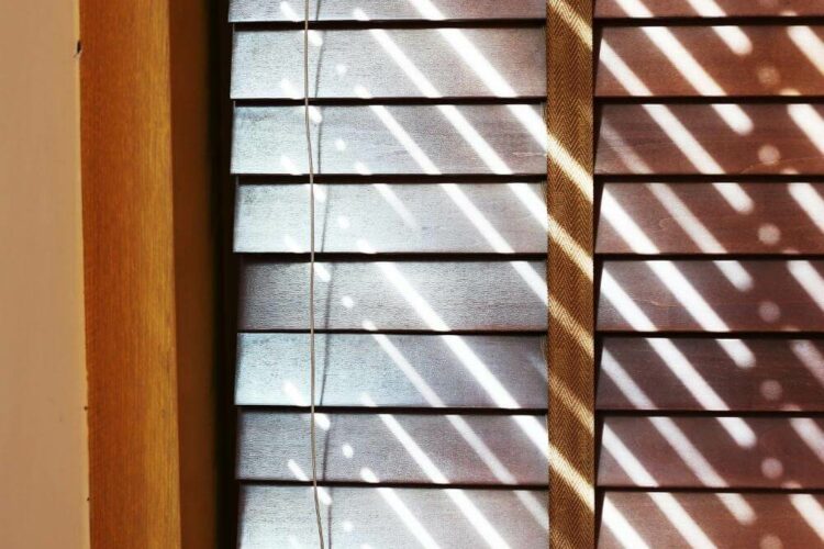 wooden café shutters